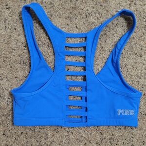 PINK Victoria's Secret Vibrant Blue Ladder Back Sports Bra